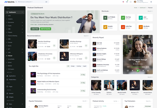 Light Theme Layout