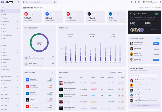 Light Theme Layout