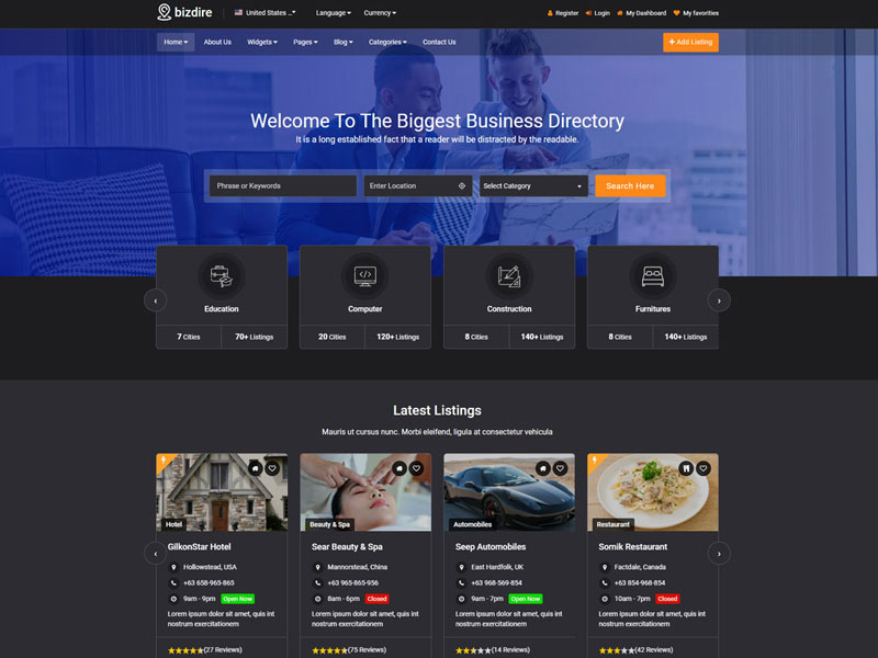 Dark Theme Screenshot