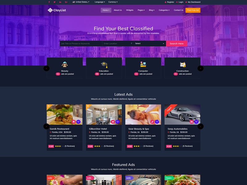 Dark Theme Screenshot